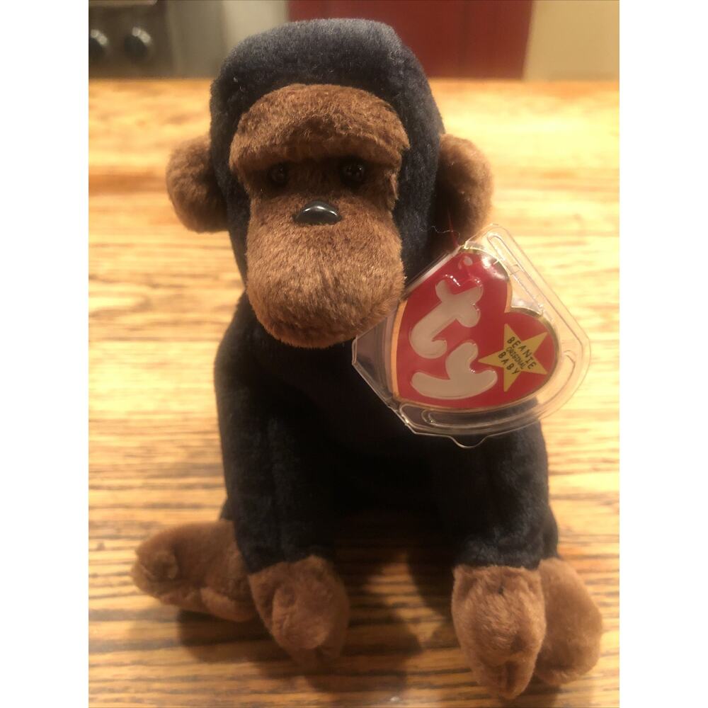 RARE TY RETIRED BEANIE BABY CONGO 1996 TAG ERRORS